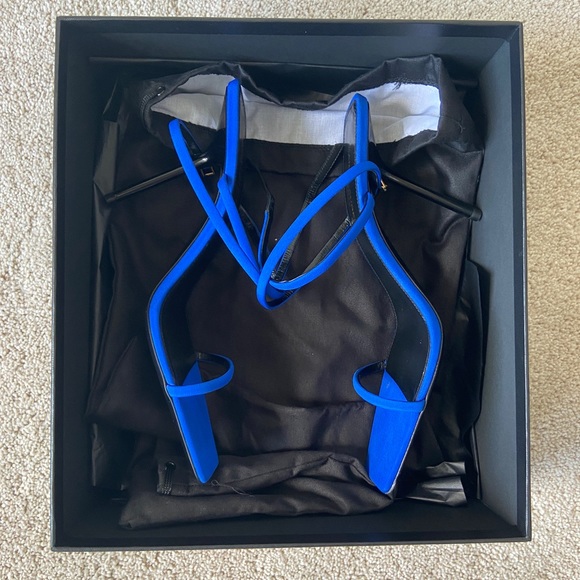 Saint Laurent Nuit Sandal Picasso Blue - Strappy Heel YSL - Picture 6 of 10